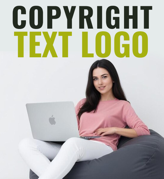Copyright Text Logo